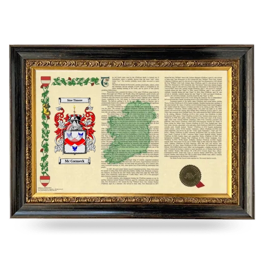 Mc Cormeck Armorial Landscape Framed - Heirloom